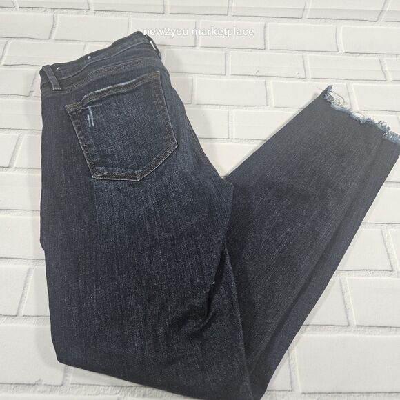 LOFT Made and Loved Skinny Jeans Women's 27/4 Dark blue Mid Rise Dark Wash - Picture 11 of 11